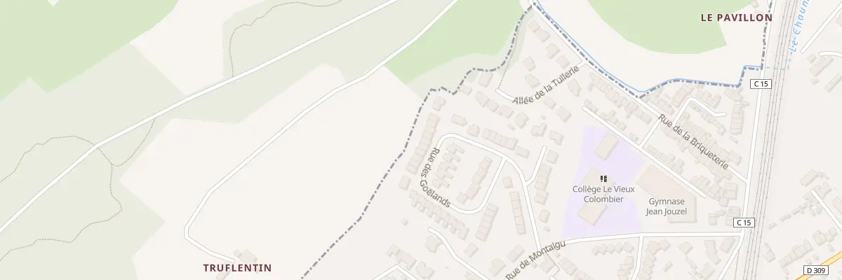Plan du 32 Rue des Goélands au Mans