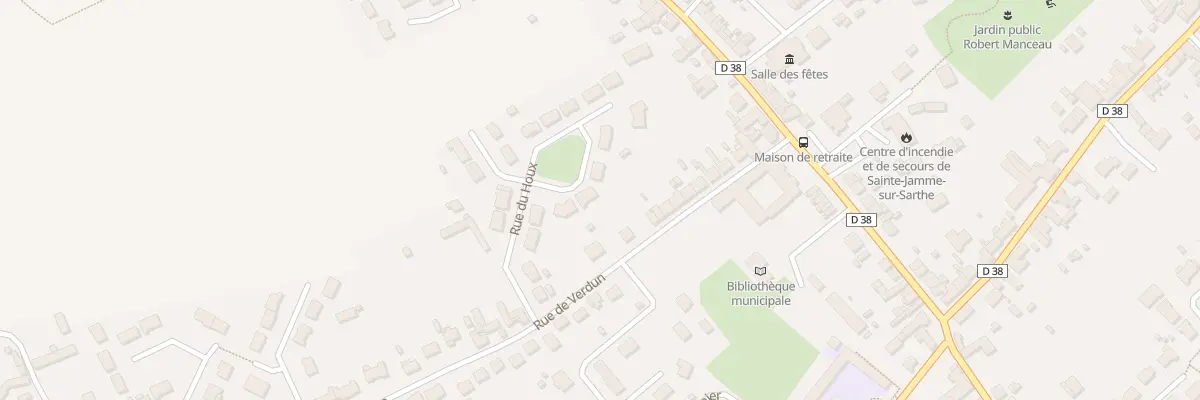Plan du 11 Rue du Houx à Sainte-Jamme-sur-Sarthe