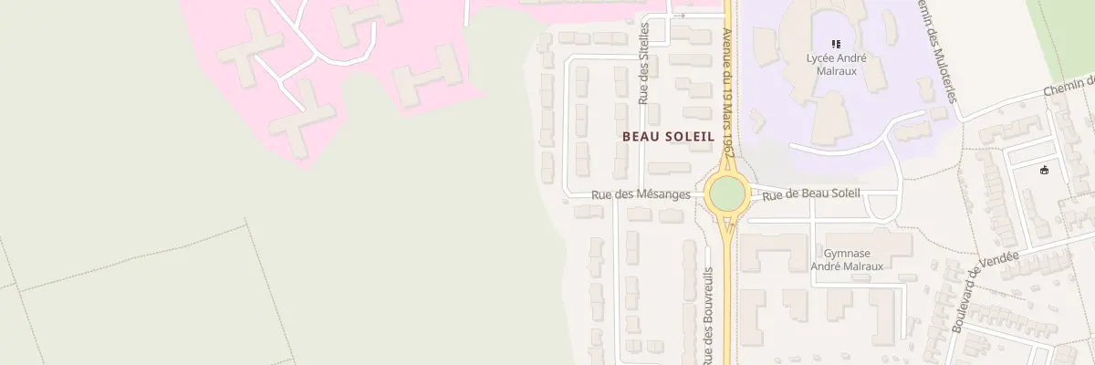 Plan du 23 Rue des Mésanges à Allonnes