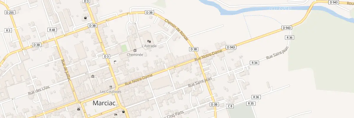 Plan du 39 Rue Notre Dame à Marciac