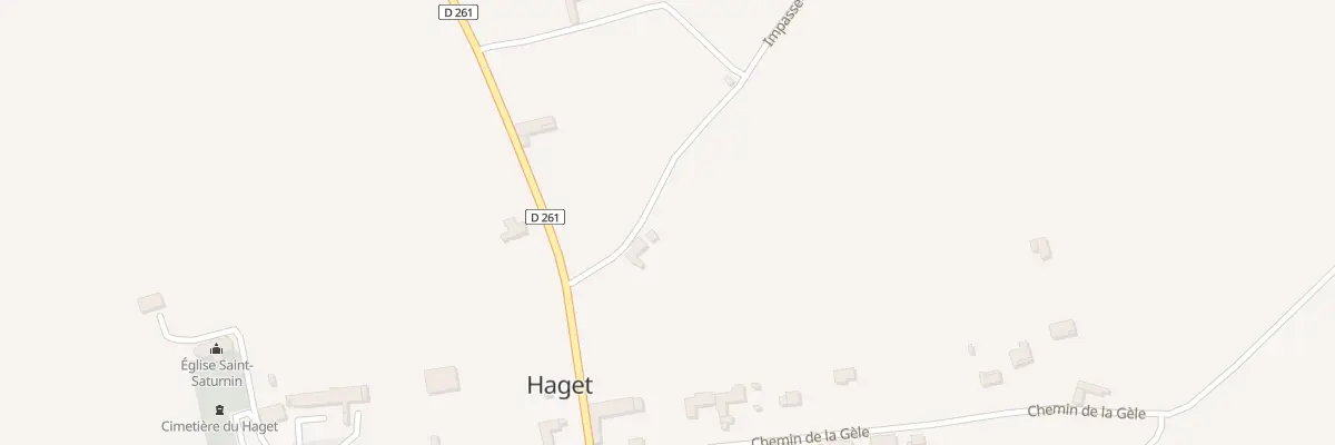 Plan du 4 Imp de la Mariette à Haget
