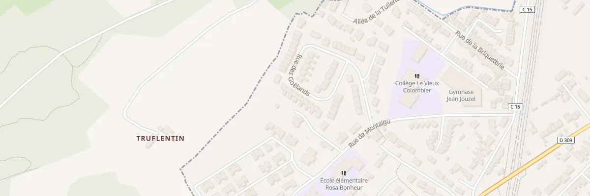 Plan du 50 Rue des Goelands au Mans