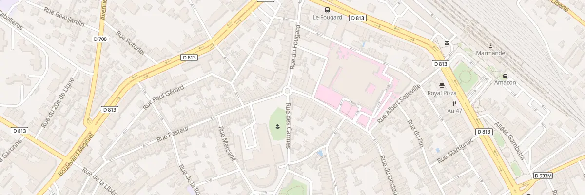 Plan du 107 Rue du Docteur Courret à Marmande