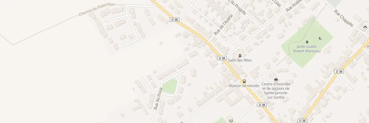 Plan du 21 Rue du Houx à Sainte-Jamme-sur-Sarthe