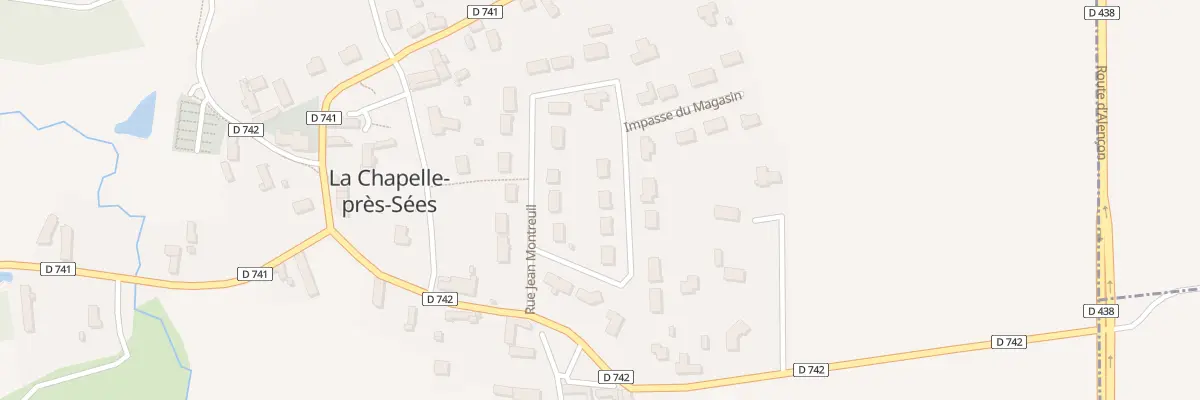 Plan du 16 Rue Jean Motreuil à La Chapelle-près-Sées