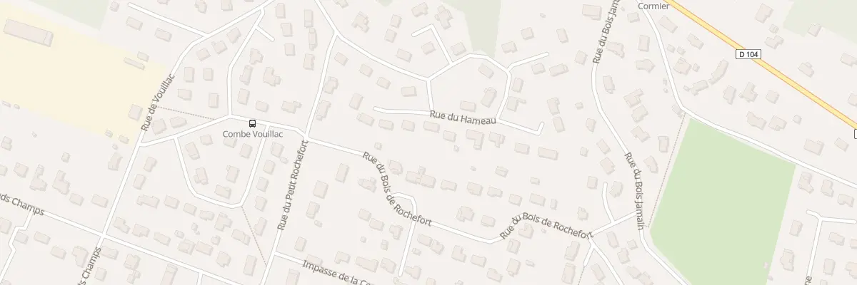 Plan du 25 Rue du Hameau à Puymoyen