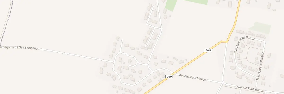 Plan du 14 Rue Jean de la Fontaine à Mansle-les-Fontaines
