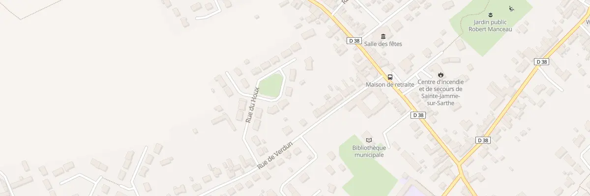 Plan du 13 Rue du Houx à Sainte-Jamme-sur-Sarthe