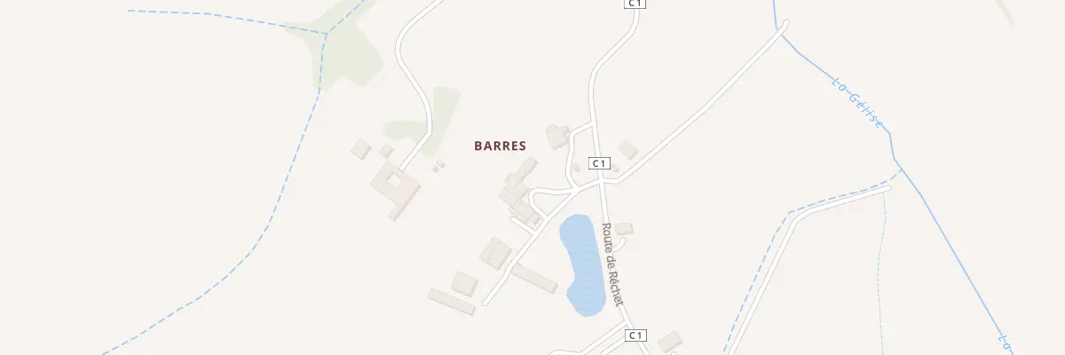 Plan du 5164 A Barres à Dému