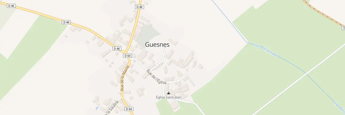 Plan du 6 Imp du Couvent à Guesnes