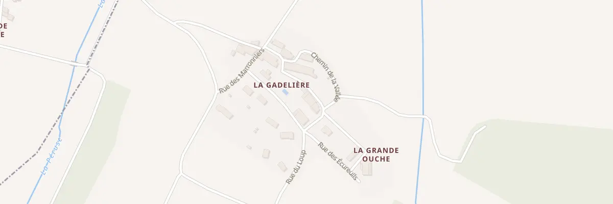 Plan du 2 Rue du Loup à Bernac
