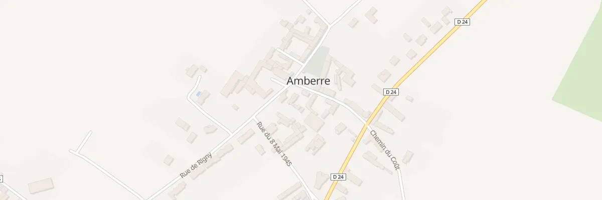 Plan du 8 Rue du 19 Mars 1962 à Amberre