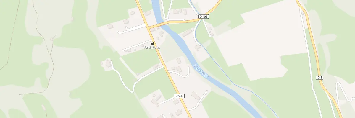 Plan du 45 Rte des Cols à Asté