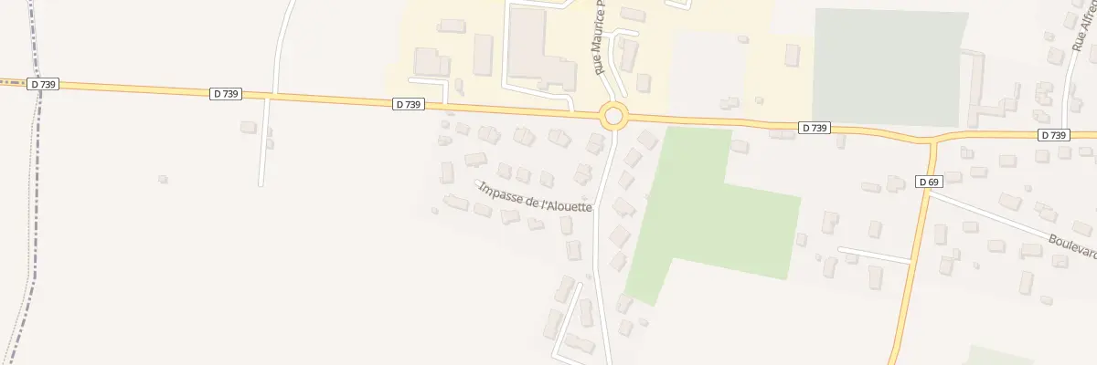 Plan du 1 Imp de l’Alouette à Mansle-les-Fontaines