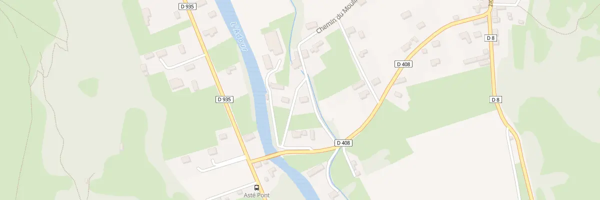 Plan du 5001 Camarous à Asté