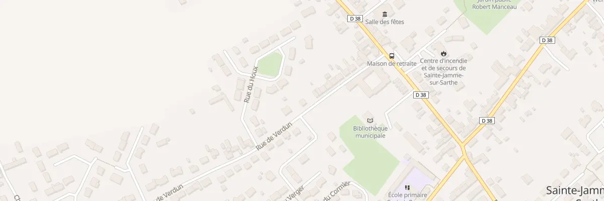 Plan du 20T Rue de Verdun à Sainte-Jamme-sur-Sarthe