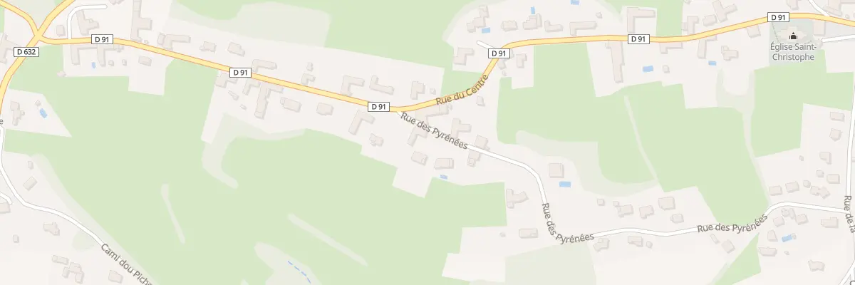 Plan du 25 Rue des Pyrénées à Pouyastruc