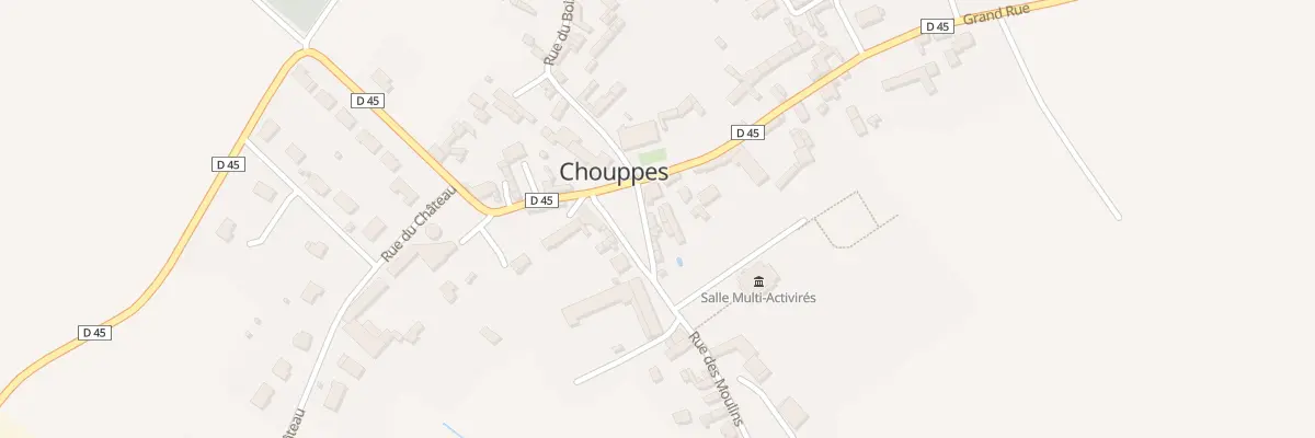 Plan du 1 Pl du 8 Mai 1945 à Chouppes