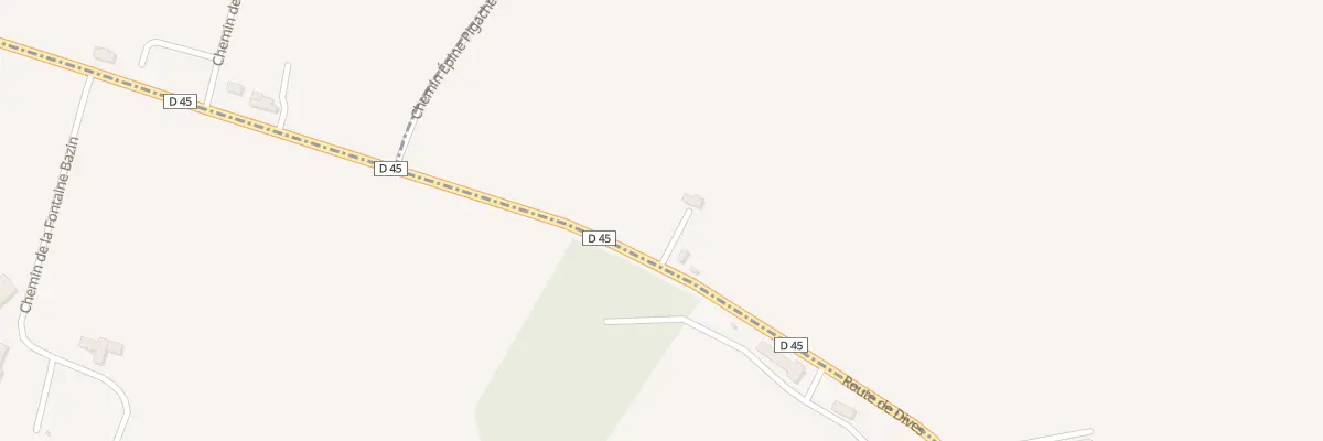 Plan du 1090 Rte de Dives à Coquainvilliers