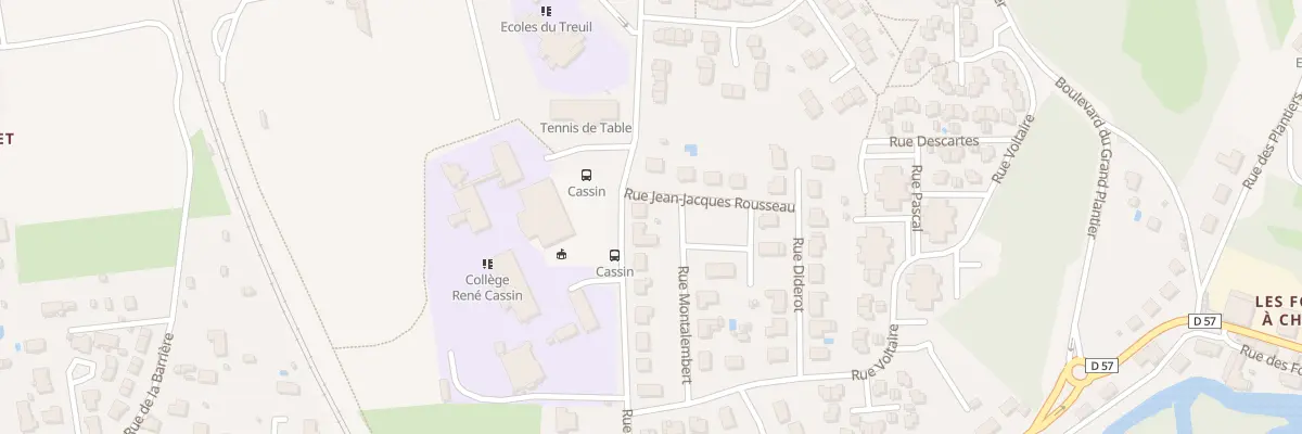 Plan du 29 Rue du Treuil à Gond-Pontouvre