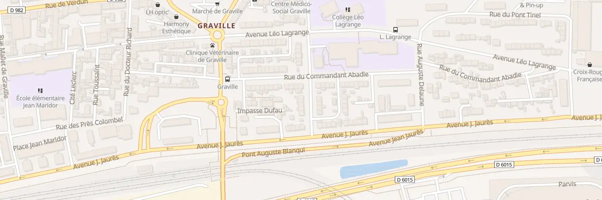 Plan du 11 Rue Marcel Royer au Havre