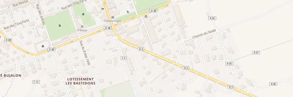 Plan du 31 Rte de Mirande à Marciac