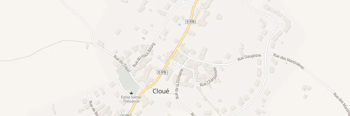 Plan du 3 Rue des Messagers à Cloué