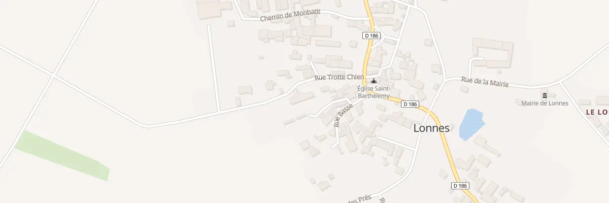 Plan du 3 Rue Trotte Chien à Lonnes