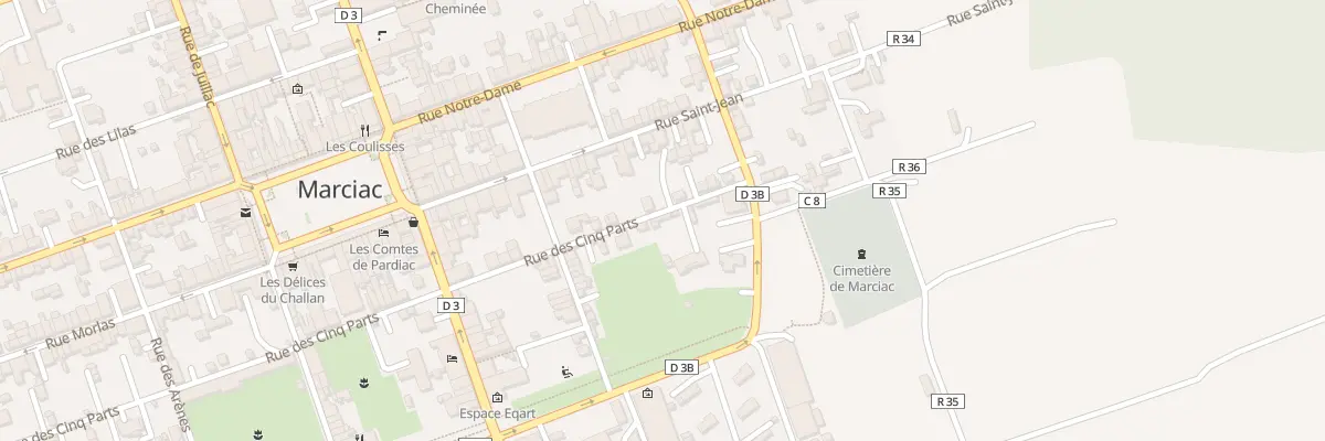 Plan du 567 Rue des Cinq Parts à Marciac
