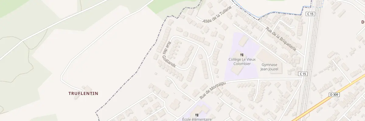 Plan du 27 Rue des Goélands au Mans