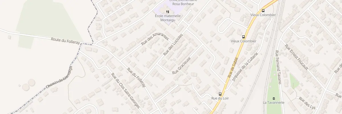 Plan du 16 Rue des Lucioles au Mans