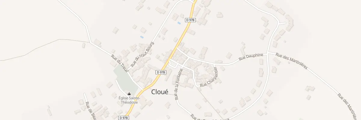 Plan du 7 Rue des Messagers à Cloué