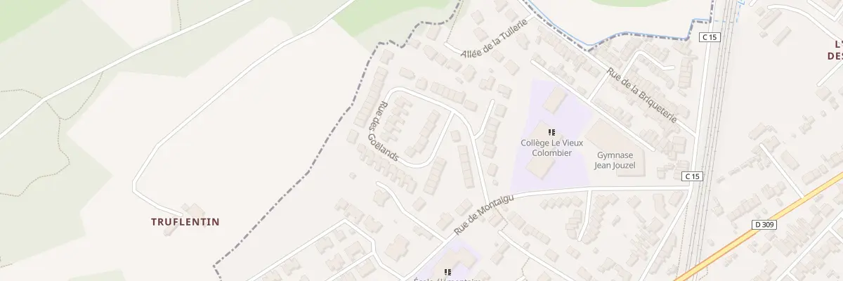 Plan du 29 Rue des Goélands au Mans
