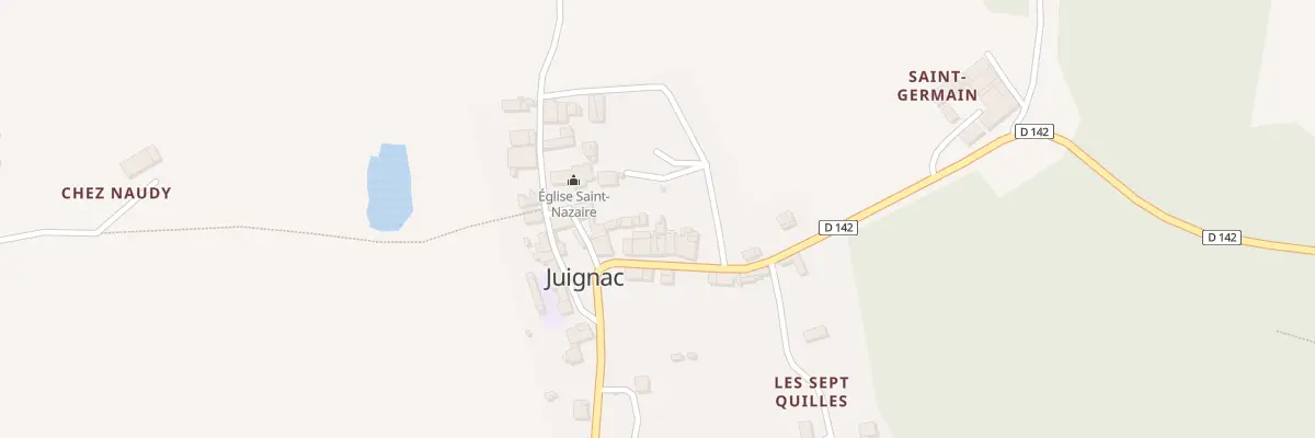 Plan du 5018 Le Bourg à Juignac