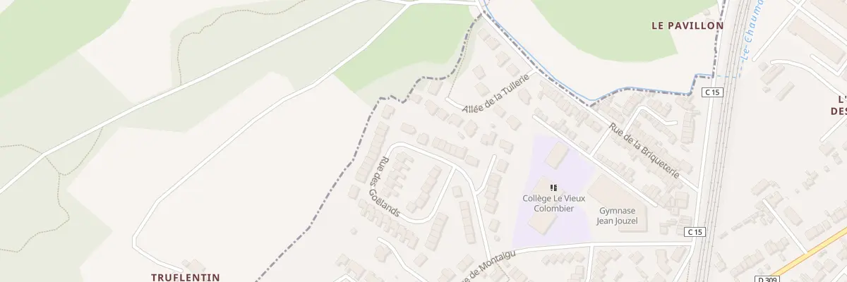 Plan du 18 Rue des Goelands au Mans