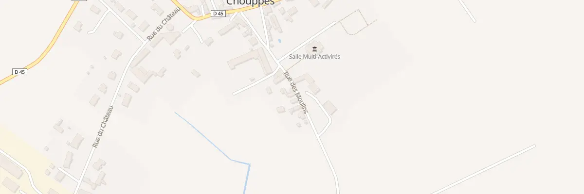 Plan du 10 Rue des Moulins à Chouppes