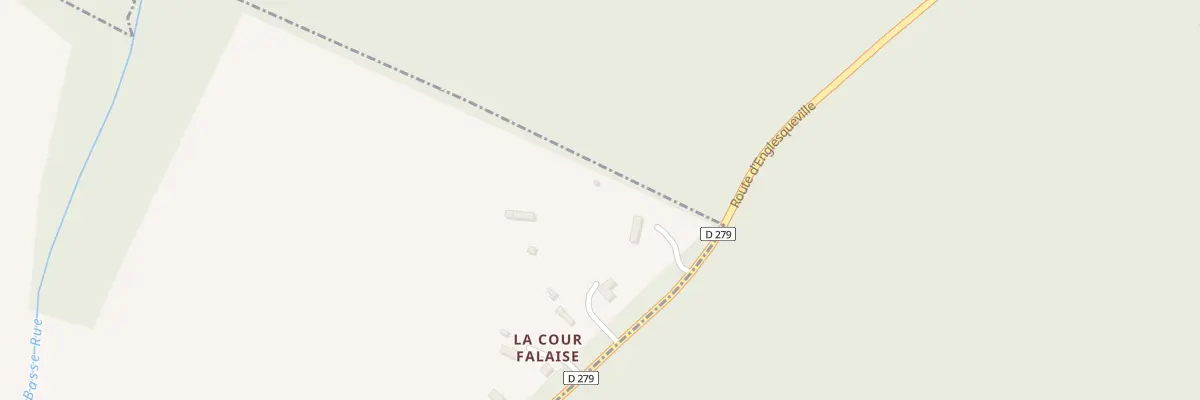 Plan du 2675 Rte de St Gatien à Englesqueville-en-Auge