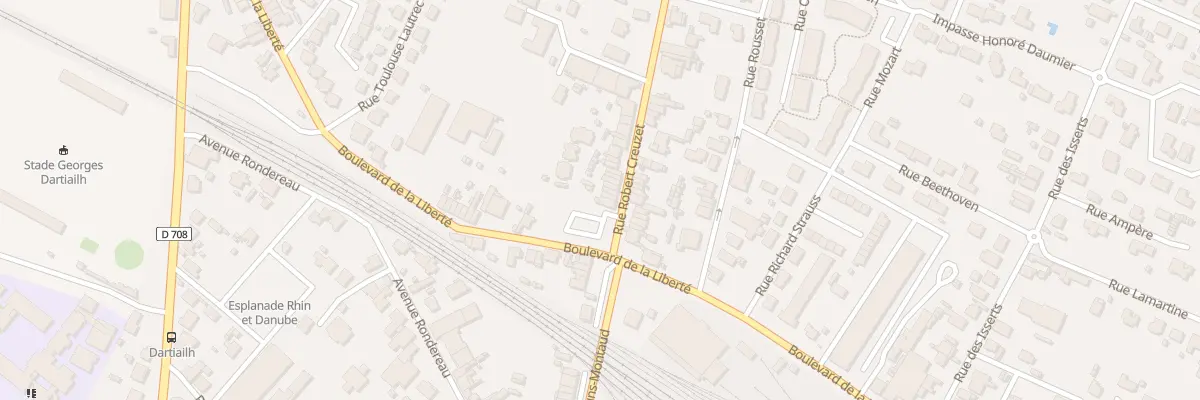 Plan du 7 Rue Robert Creuzet à Marmande