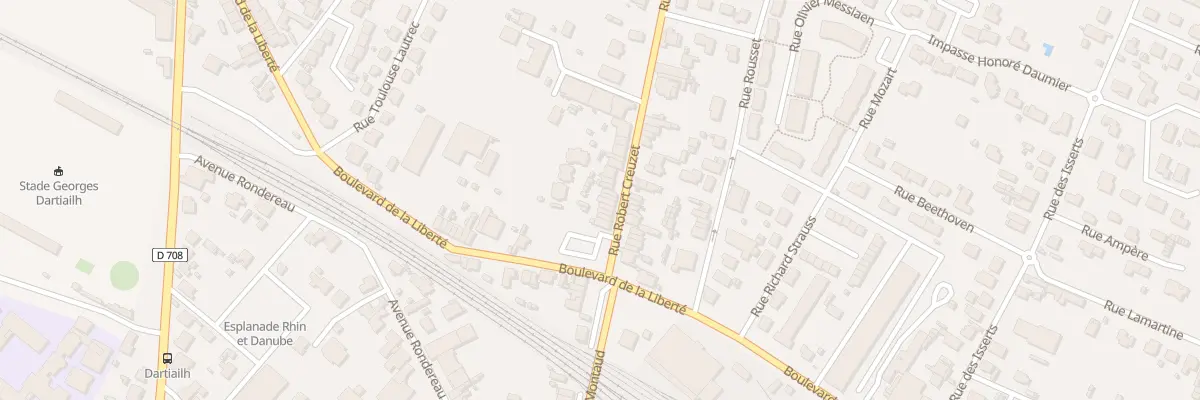 Plan du 15 Rue Robert Creuzet à Marmande