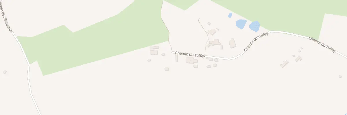 Plan du 61 Le Tuffey à Camembert