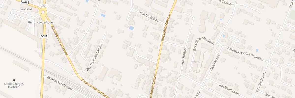 Plan du 45 Rue Robert Creuzet à Marmande