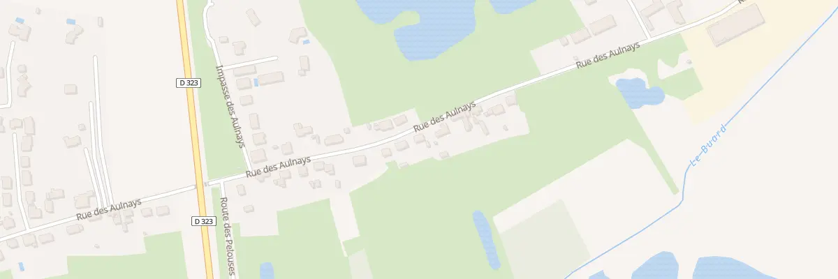 Plan du 60 Rue des Aulnays à Spay