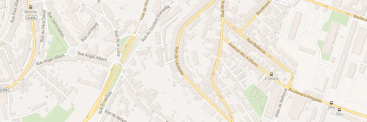 Plan du 66 Rue de Lavalette à Angoulême