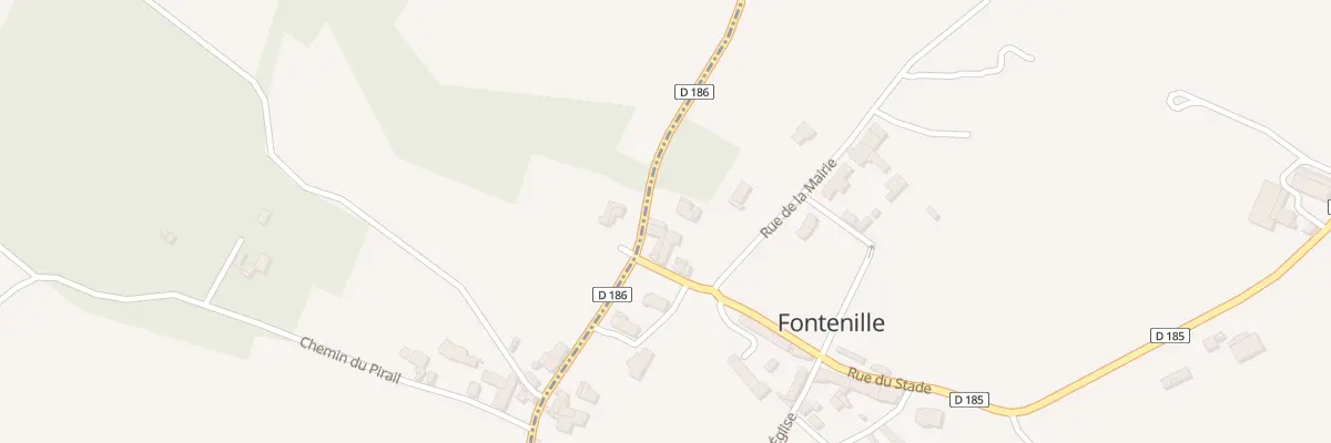 Plan du 1 Rue du Stade à Fontenille