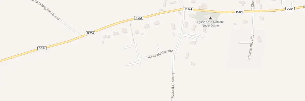 Plan du 268 Rte du Calvaire au Torquesne