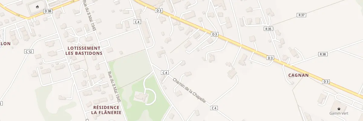 Plan du 258 Che de la Chapelle à Marciac