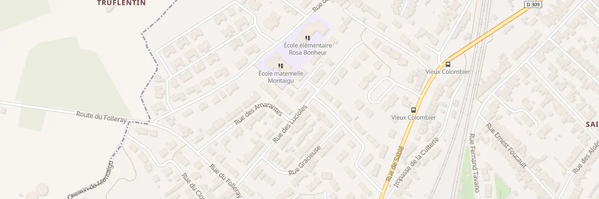 Plan du 25 Rue des Lucioles au Mans