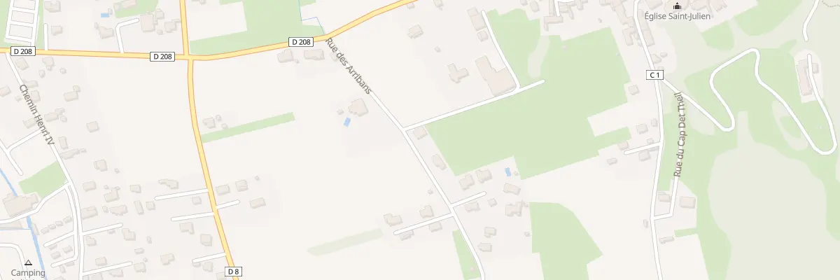 Plan du 7 Rue des Arribans à Gerde
