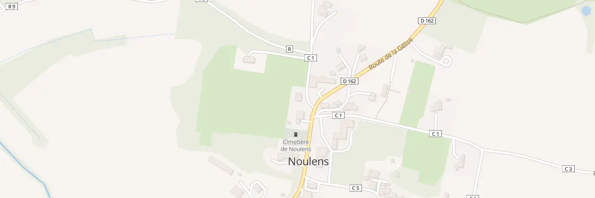 Plan du 5003 A Pisseau à Noulens