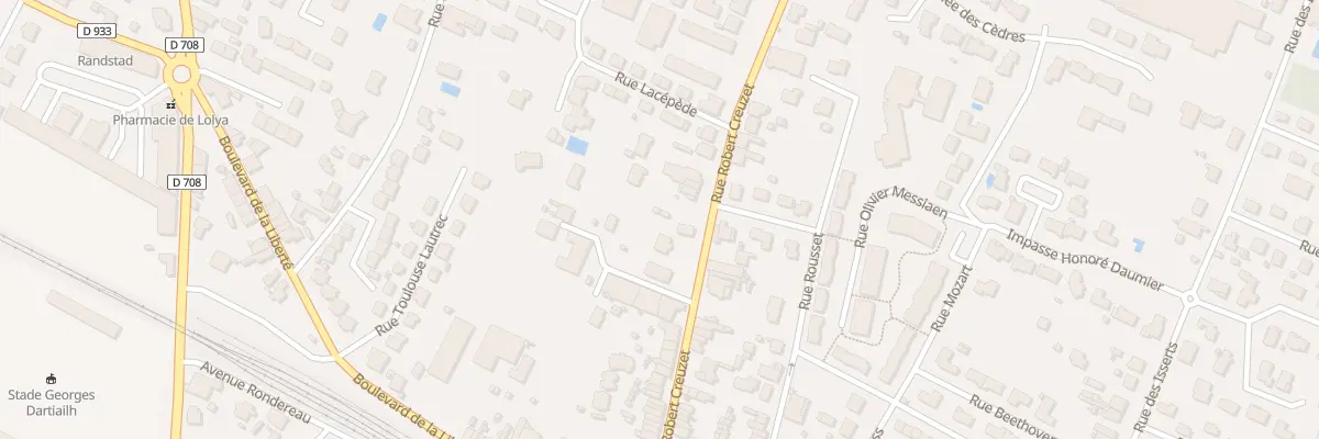 Plan du 47 Rue Robert Creuzet à Marmande